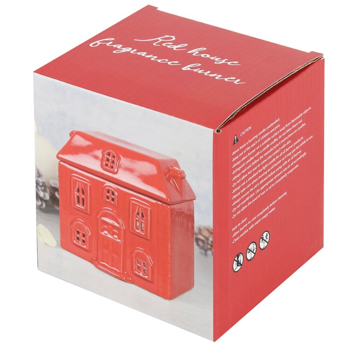 Red Ceramic House Burner